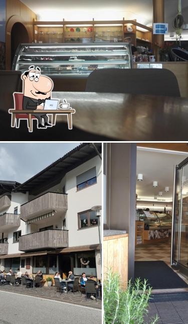 Gli interni di Café Konditorei Reiserer