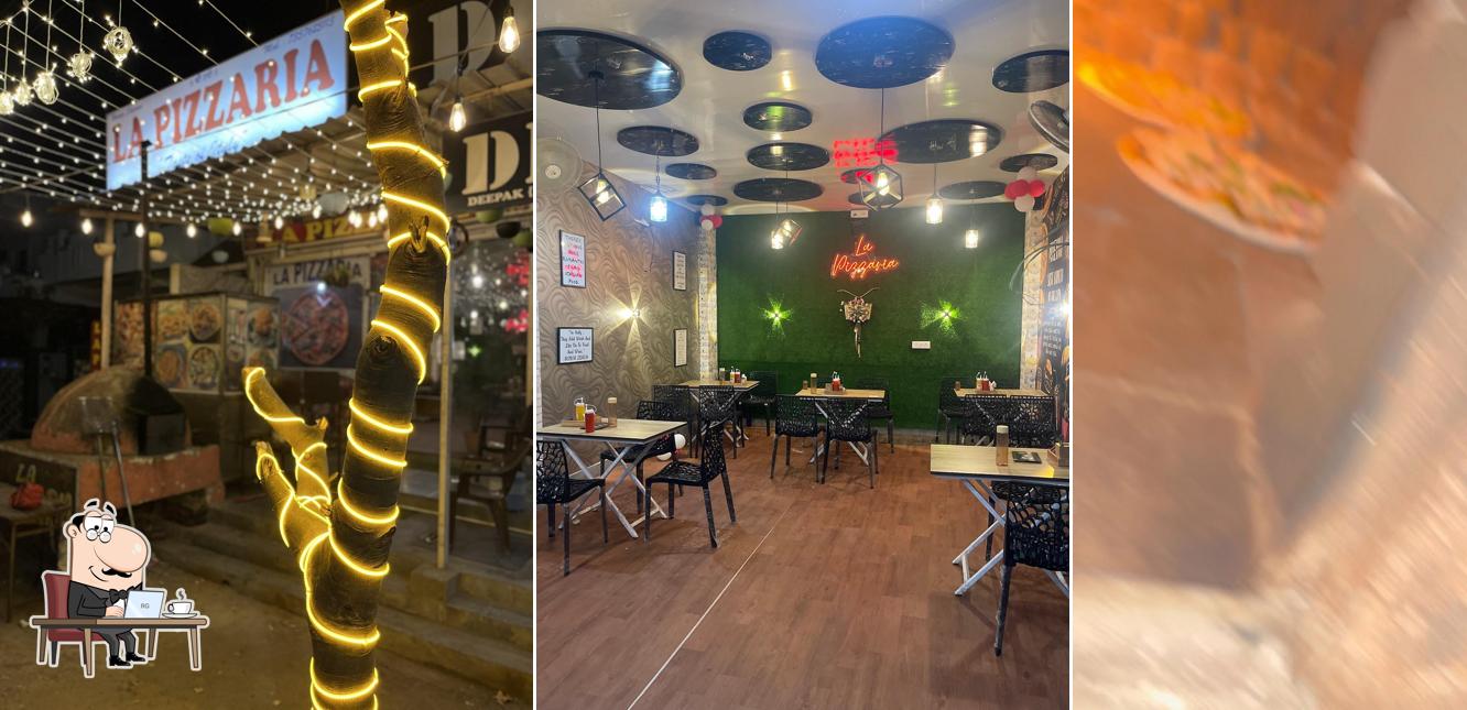 The interior of LA PIZZARIA
