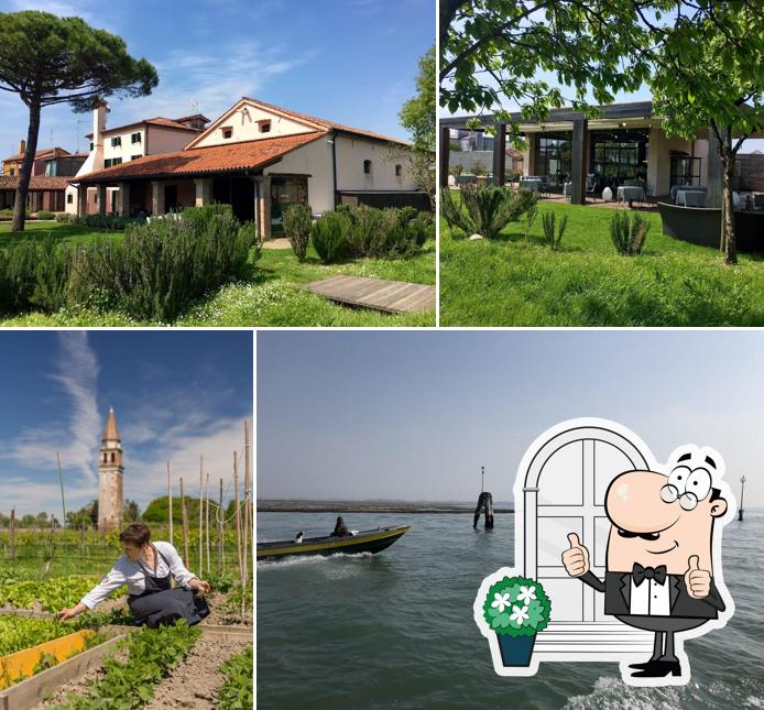 L'area esterna è una caratteristica importante di Venissa