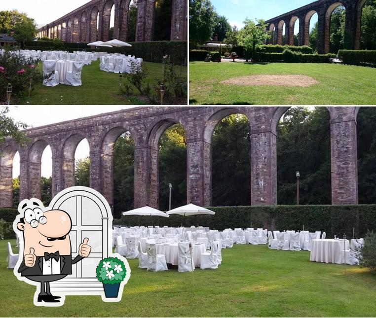 Curiosa tra la parte esterna di Ristorante Casina delle Rose