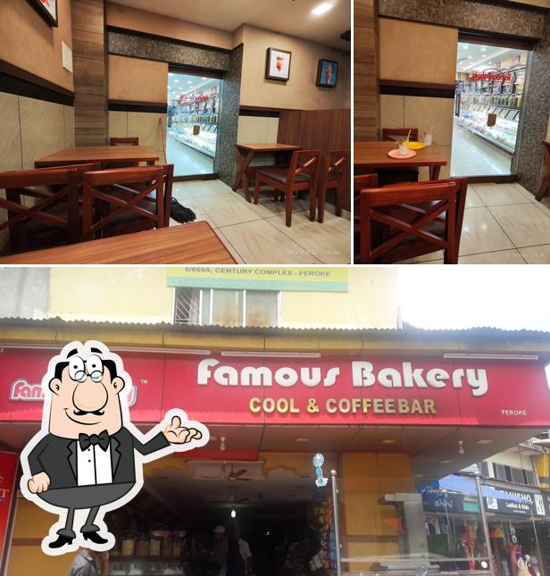 The image of interior and exterior at Famous Bakery
