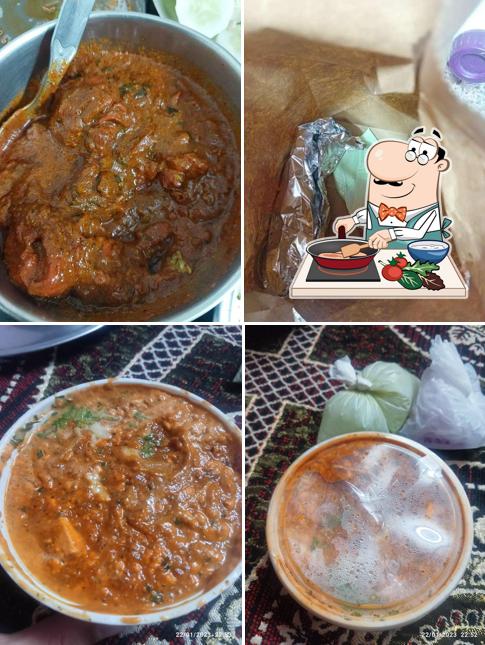 Chicken curry at Khadak Singh Da Dhaba