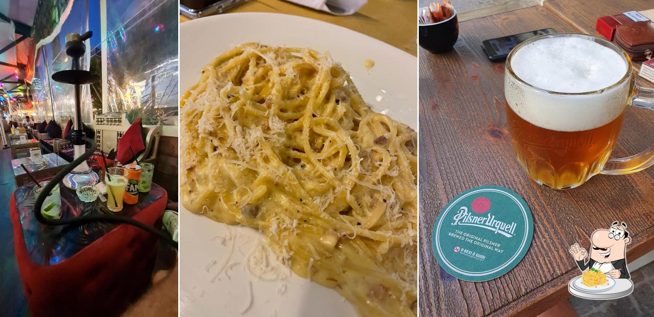 Spaghetti alla carbonara al Anyway
