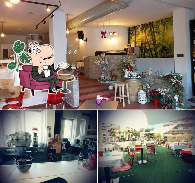 Gli interni di Be Estro boutique gourmet