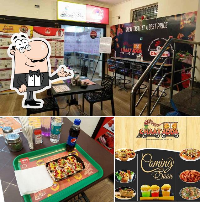 Chaat & Chicken Adda is distinguished by interior and food
