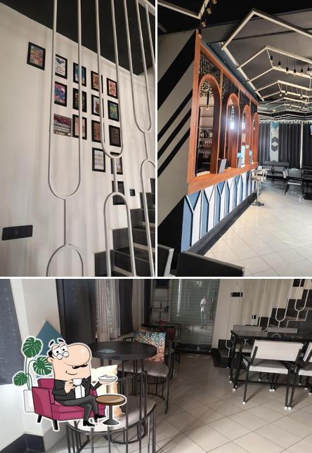 Take a seat at one of the tables at La Panino