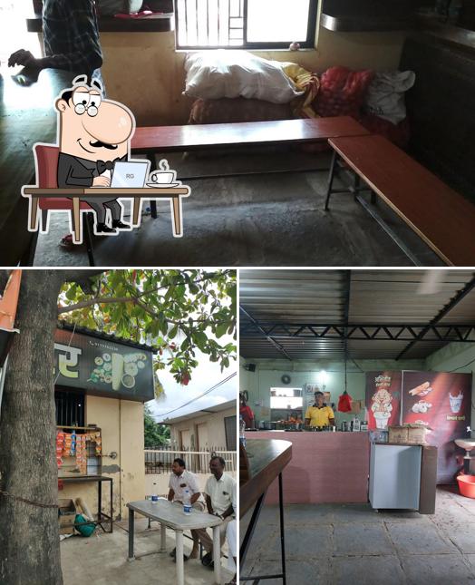 The interior of New Abhijit Idli Centre