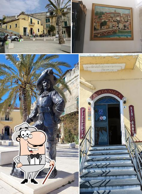 Goditi la vista dall'area esterna di Ristorante/Pizzeria Porta Nizza