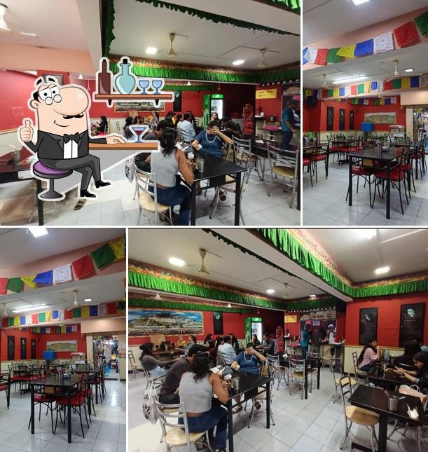 The interior of TASTE OF TIBET (BRIGADE ROAD)
