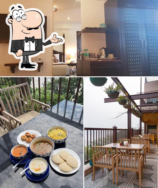 The interior of Hotel EllBee Ganga View