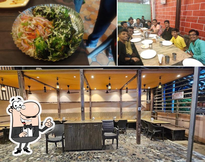 Check out how Laziz Dhaba - Best Biryani and Kebab Place on Mumbai Nasik Highway looks inside