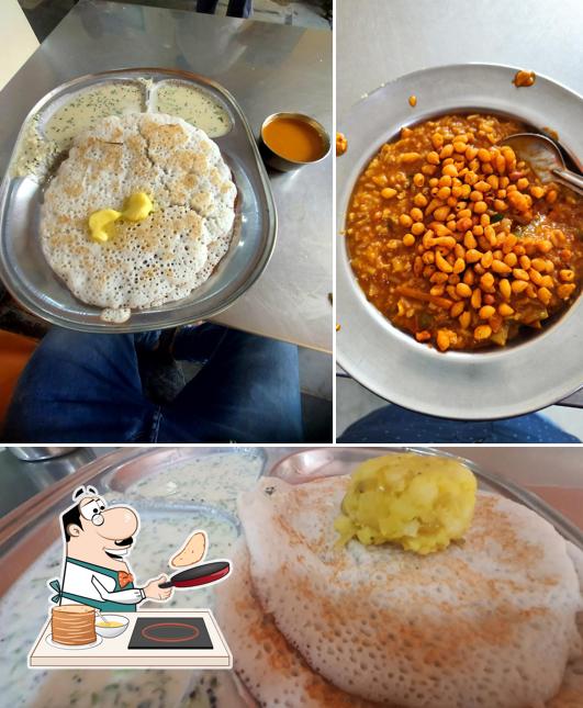 Pancakes at Sri Ganesh Refreshments- Veg