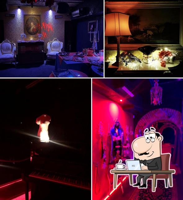 Gli interni di Swingers Club 69 Roma club prive