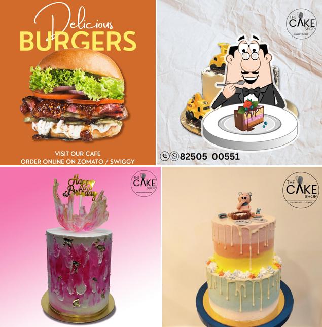 Chocolate cake at The Cake Shop