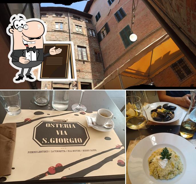 Goditi la vista dagli esterni di Osteria San Giorgio
