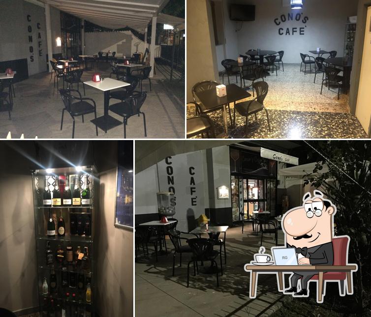 Gli interni di Cono’s cafe’ bistrot