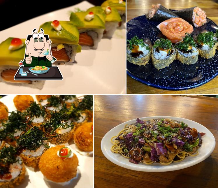 Comida em Fome de sushi