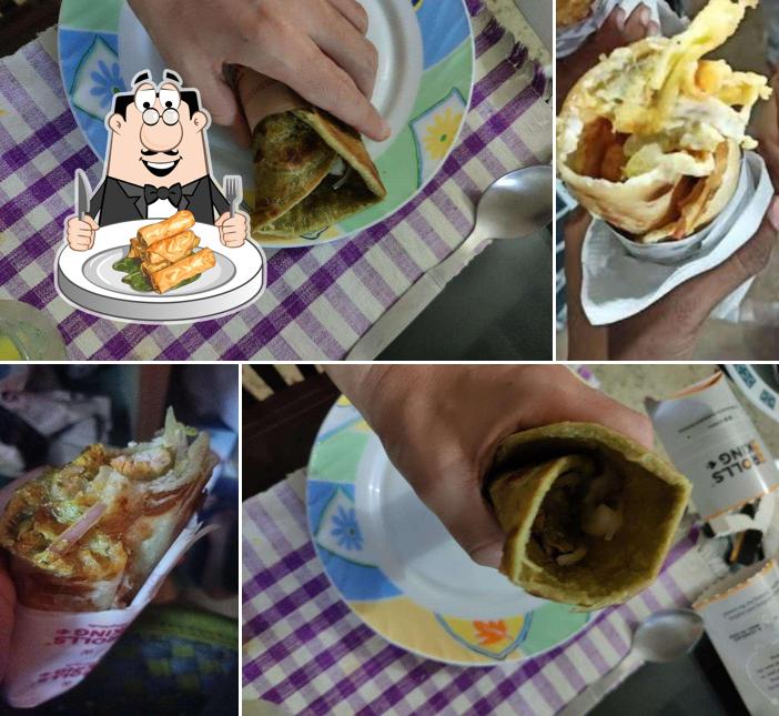 Spring rolls at Rolls King