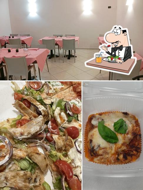 Dai un’occhiata alla immagine che raffigura la cibo e interni di Fiori Di Zucca Ristorante Pizzeria