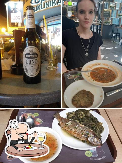 Dai un’occhiata alla foto che mostra la cibo e birra di Čušpajz & Faširanac