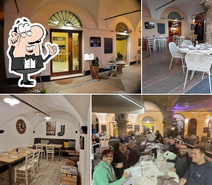 Gli interni di Dado Matto Pizzeria
