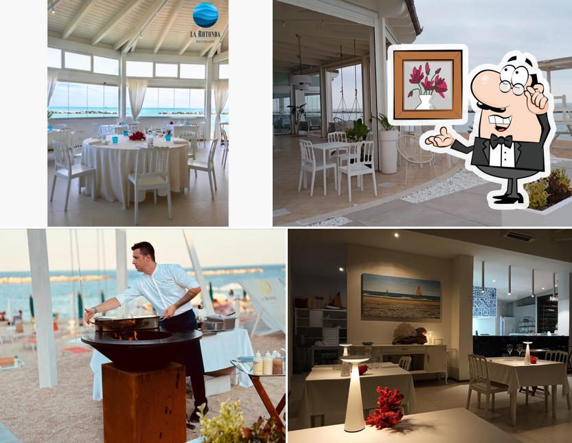 Gli interni di La Rotonda Ristorante Porto Recanati