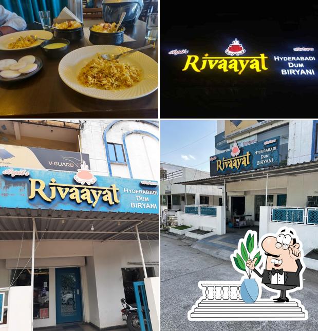 The exterior of Arpit's Rivaayat Traditional Hyderabadi Dum Biryani Hub in Bhopal