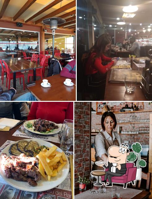 Gli interni di Montani ristorante e braceria