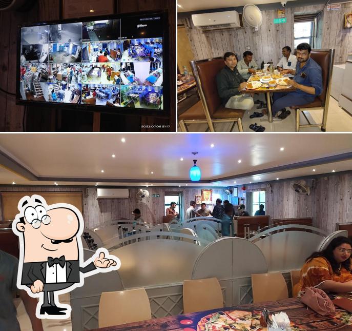 The interior of Swagat Restaurant