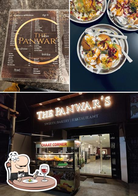 The picture of food and exterior at The Panwar's Sweets Bakery Restaurant