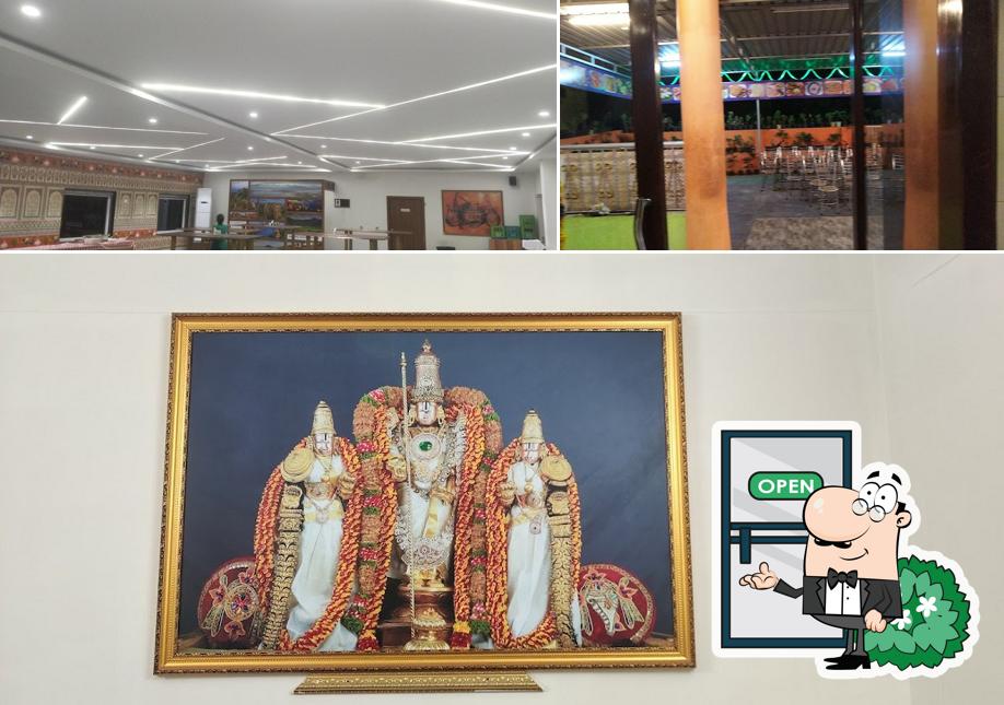 Annamayya Sannidhanam restaurant is distinguished by exterior and interior