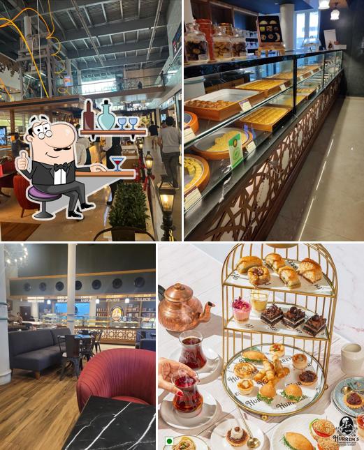 Take a seat at one of the tables at Hurrem's Baklava & Confectionery