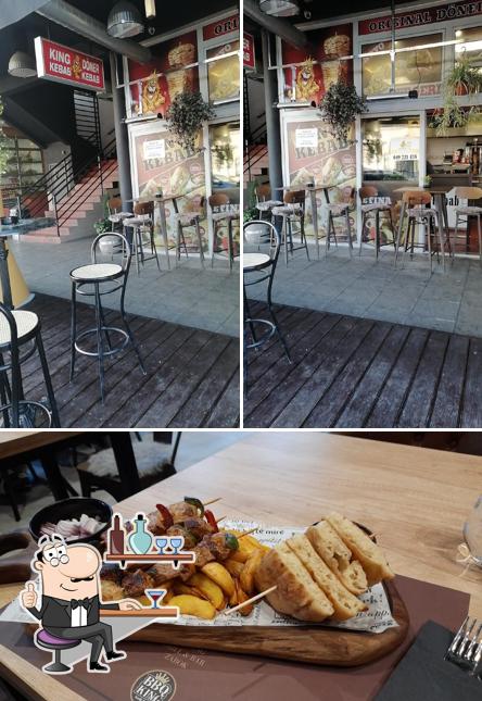 King Kebab Zabok si caratterizza per la interni e cibo