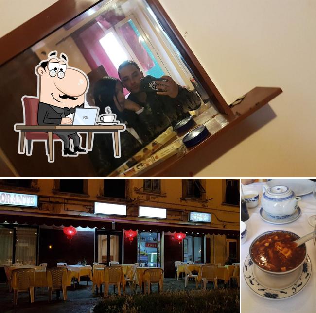La foto di interni e bevanda da Nihao