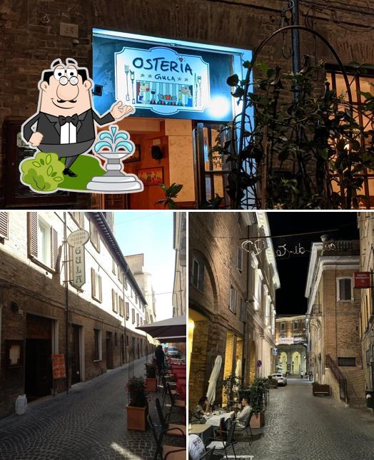 Goditi la vista dagli esterni di Osteria Gula - Urbino (pu)