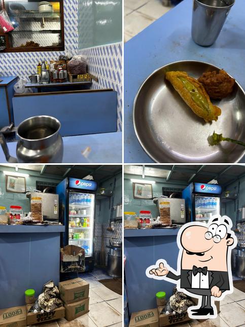 Among different things one can find interior and food at CAFE PORVORIM