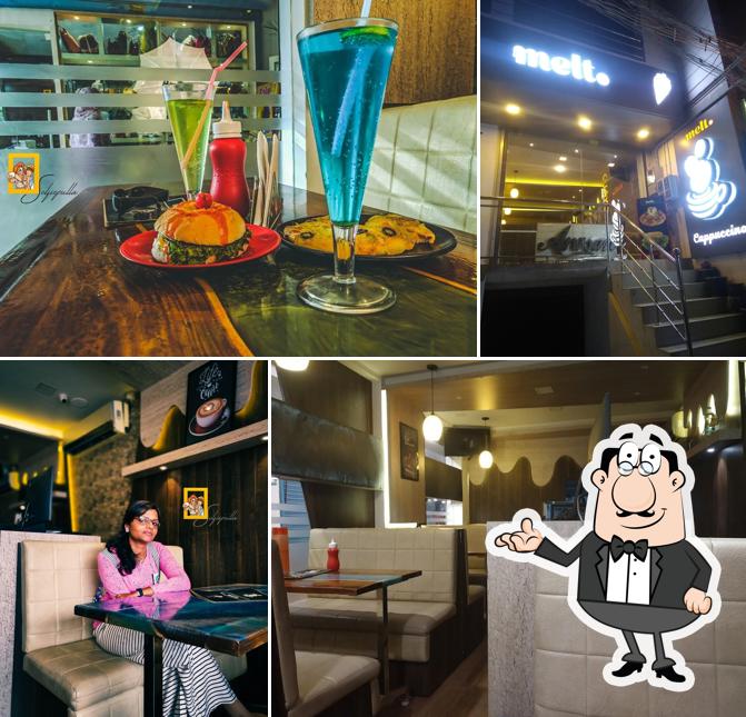 The interior of Melt in - JR Café Cappuccino Ice Cream Parlor