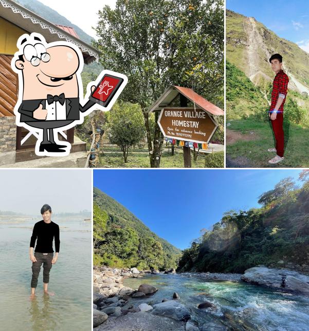 You can get some fresh air at the outside area of River Orange Garden....Singlitam