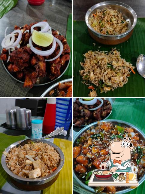 Fried rice at SREE BHUVANESWARI HOTEL