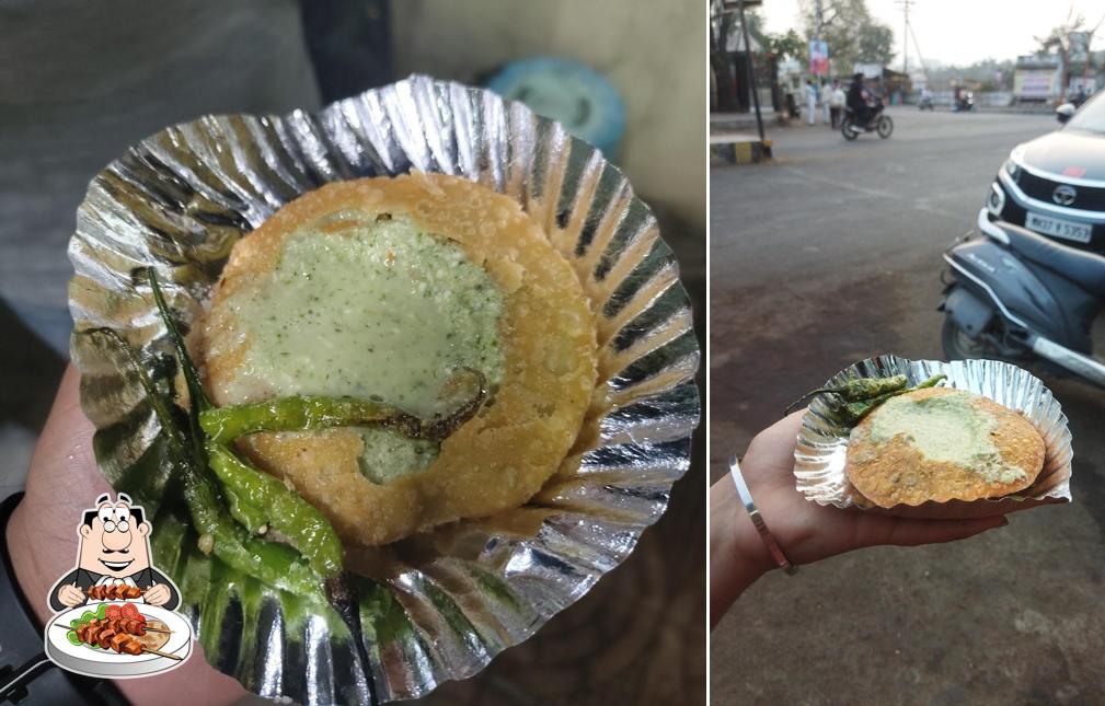 Food at Shegaon kachori