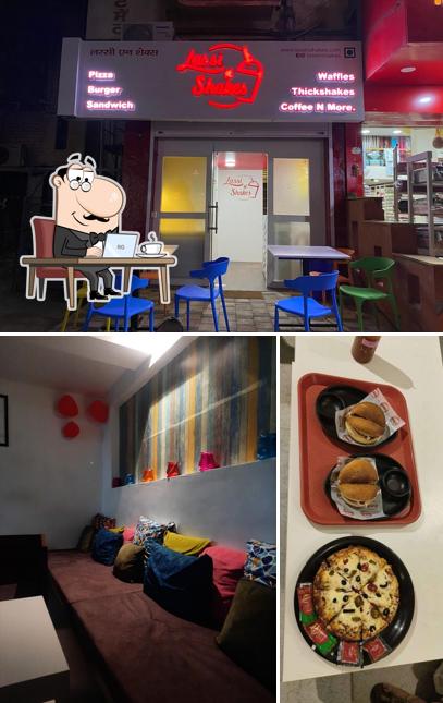 The interior of Lassi N Shakes