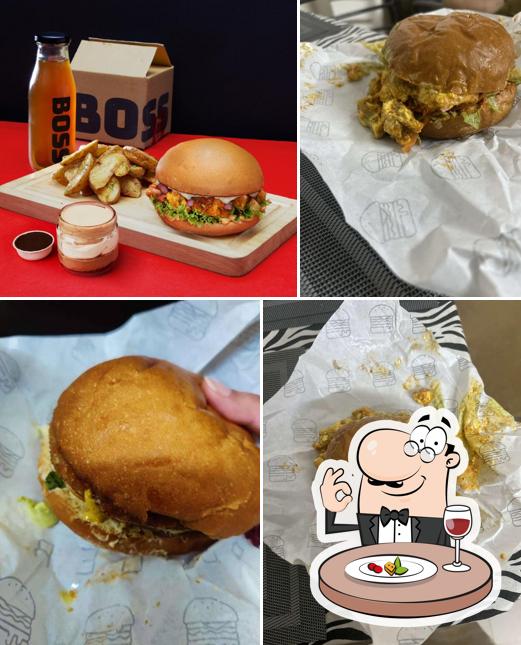 Pulled pork sandwich at Indore Boss Burger