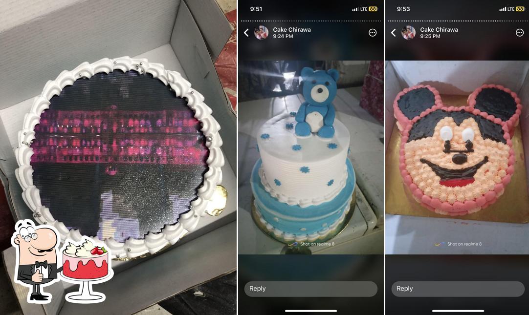 Red velvet cake at Prem bakery and cake store