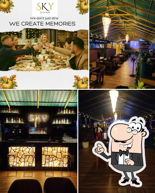 The interior of Sky Family Restobar