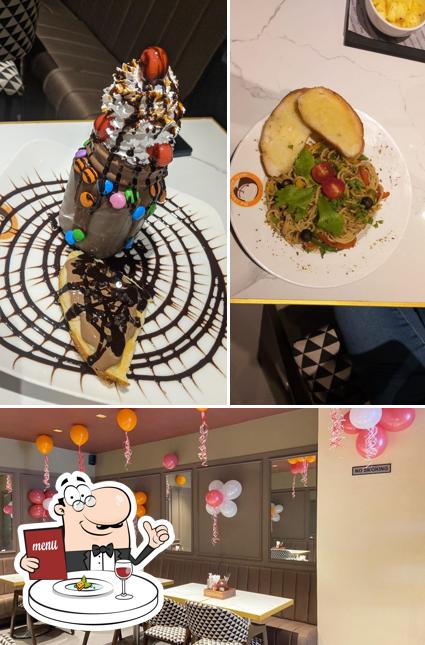 The restaurant's food and interior