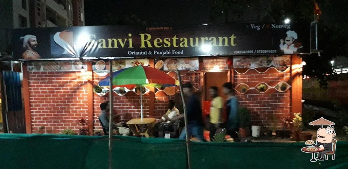 The exterior of Sanvi Restaurant