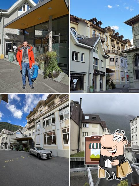 Curiosa tra la parte esterna di THE HEY HOTEL INTERLAKEN