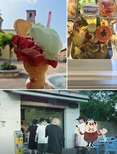 Questa è la foto che mostra la cibo e interni di Gelateria Nevelatte