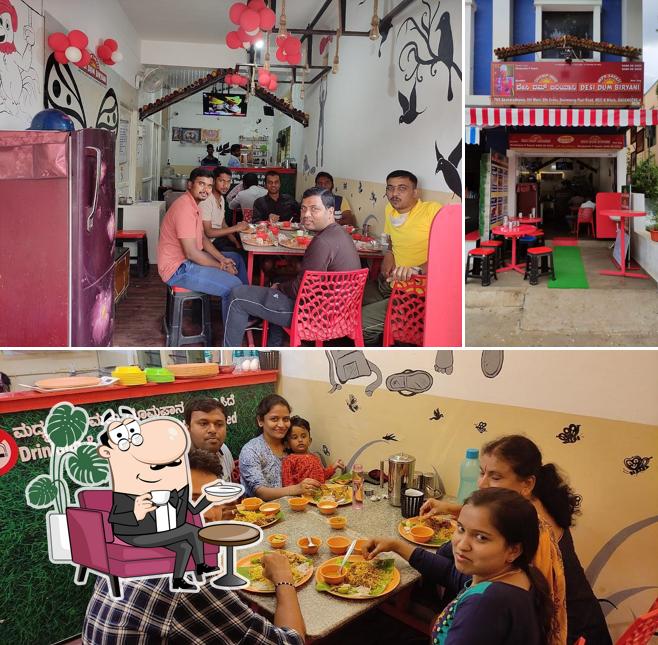 The interior of MPR SAVAJI VEG AND NON -VEG MESS & HOTEL