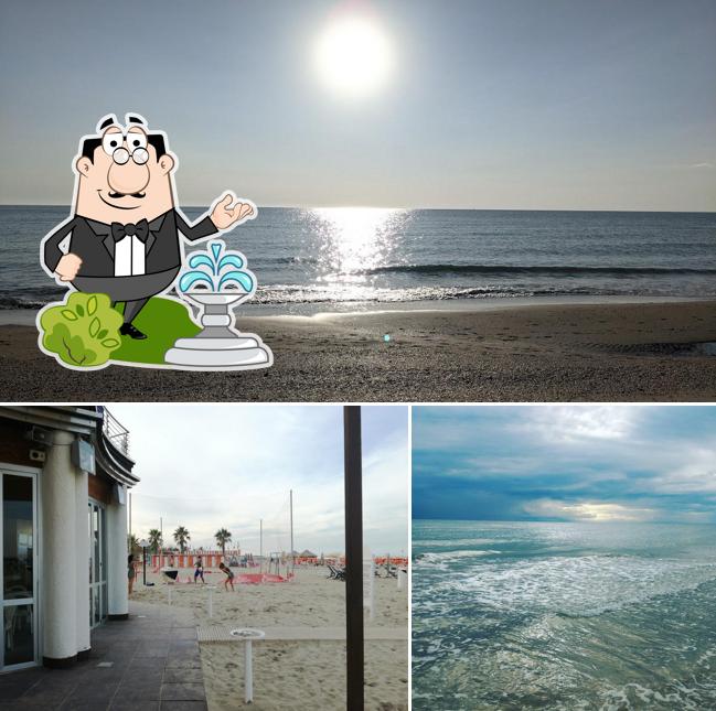 Goditi la vista dagli esterni di Mamaia Beach